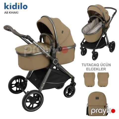 Uşaq arabası Kidilo VP_A8 Khaki — Bakı
