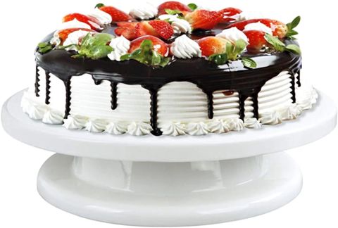 Tort üçün altlıq HomeStore 87AJK, dairəvi, 28 sm, plastik, ağ — Bakı