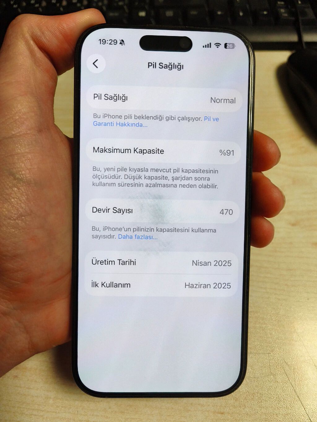IPhone 16 Pro, 256 GB, Matte Space Gray, Face ID — Apple iPhone, Bakı (3)