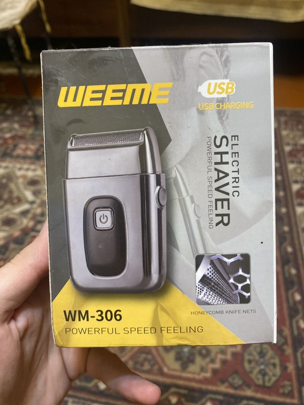 Weeme WM-306 elektrik ülgüc - Model: WM-306 - Güc: 3W - Giriş: 5V/1A — Usturalar, trimmerler və epilyatorlar, Gəncə (3)