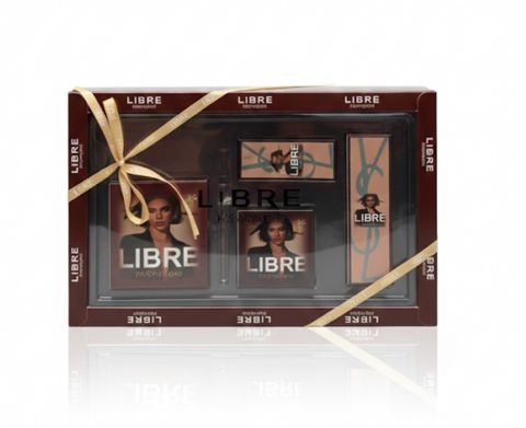 Hədiyyə dəsti Libre YL-655 (ətir suyu + duş geli + bədən üçün losyon + göz üçün qələm + mini ətir suyu) — Bakı