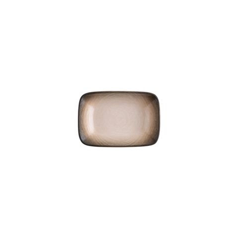 Qab qabı ID-Fine Canyon Quadro Dikdörtgen, farfor, qəhvəyi, 11 sm — Bakı