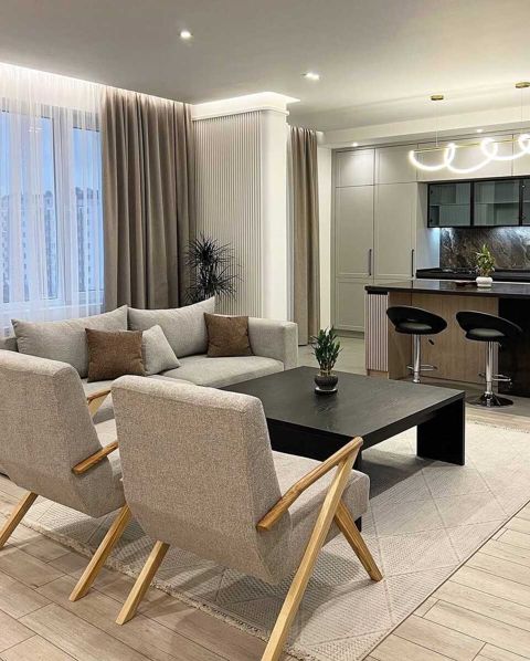 İcarəyə verilir 2 otaqlı yeni tikili 78 m² — Bakı