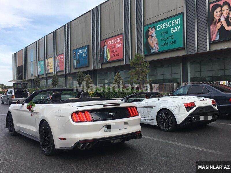 Ford Cabriolet Mustang Toy maşını, 2019 il — Minik avtomobili icarəsi, Bakı (4)