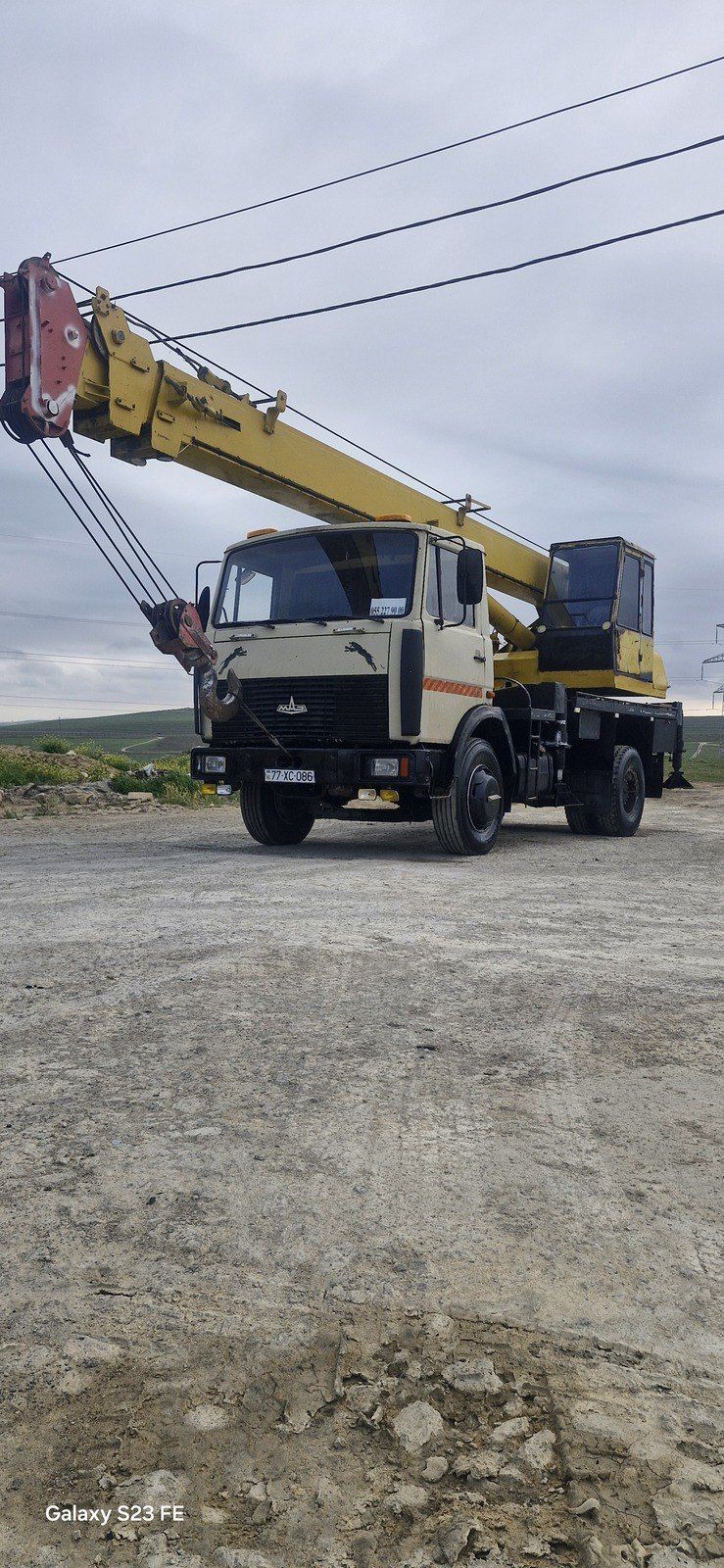 MAZ, 1997 il 77-XC-086 — İnşaat texnikası, Bakı (2)