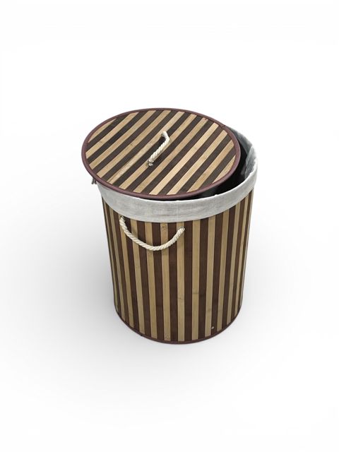 Paltar üçün səbət FS-9-8, plastik, qəhvəyi/krem, 35x60 sm — Bakı