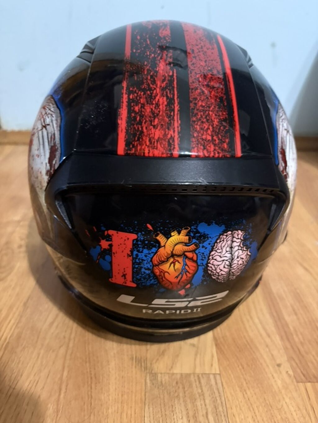 LS2 Rapid II tam üz moto dəbilqə – xüsusi qrafika - Model: LS2 Rapid — Motosiklet geyimi, Bakı (3)