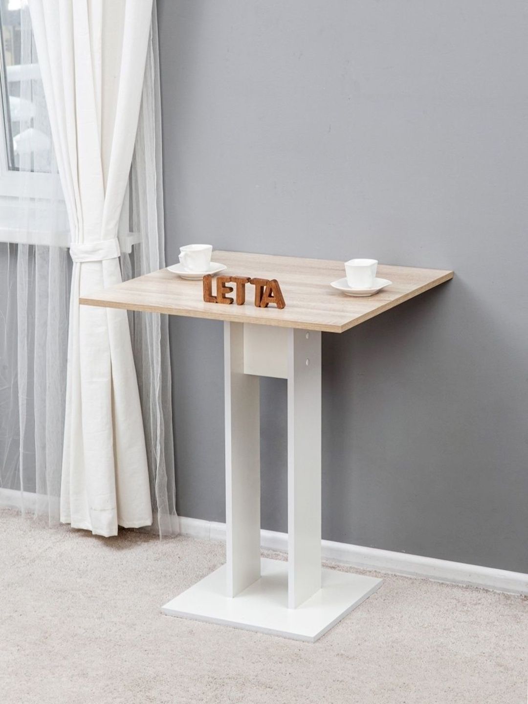 Nahar masası Letta, ağ, Ldsp, 78x65x65 sm — Mallar, Bakı (2)