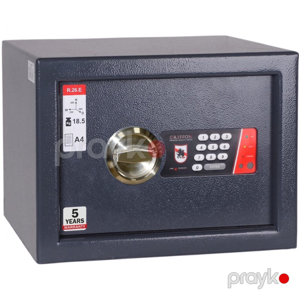 Seyf Griffon R.26.E, elektron kodlu kilid ilə, 26x35x26 sm — Mallar, Bakı