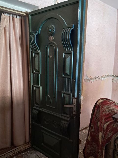 Metallik giriş qapısı - Material: qalın metal (polad) lövhələrdən — Sumqayıt