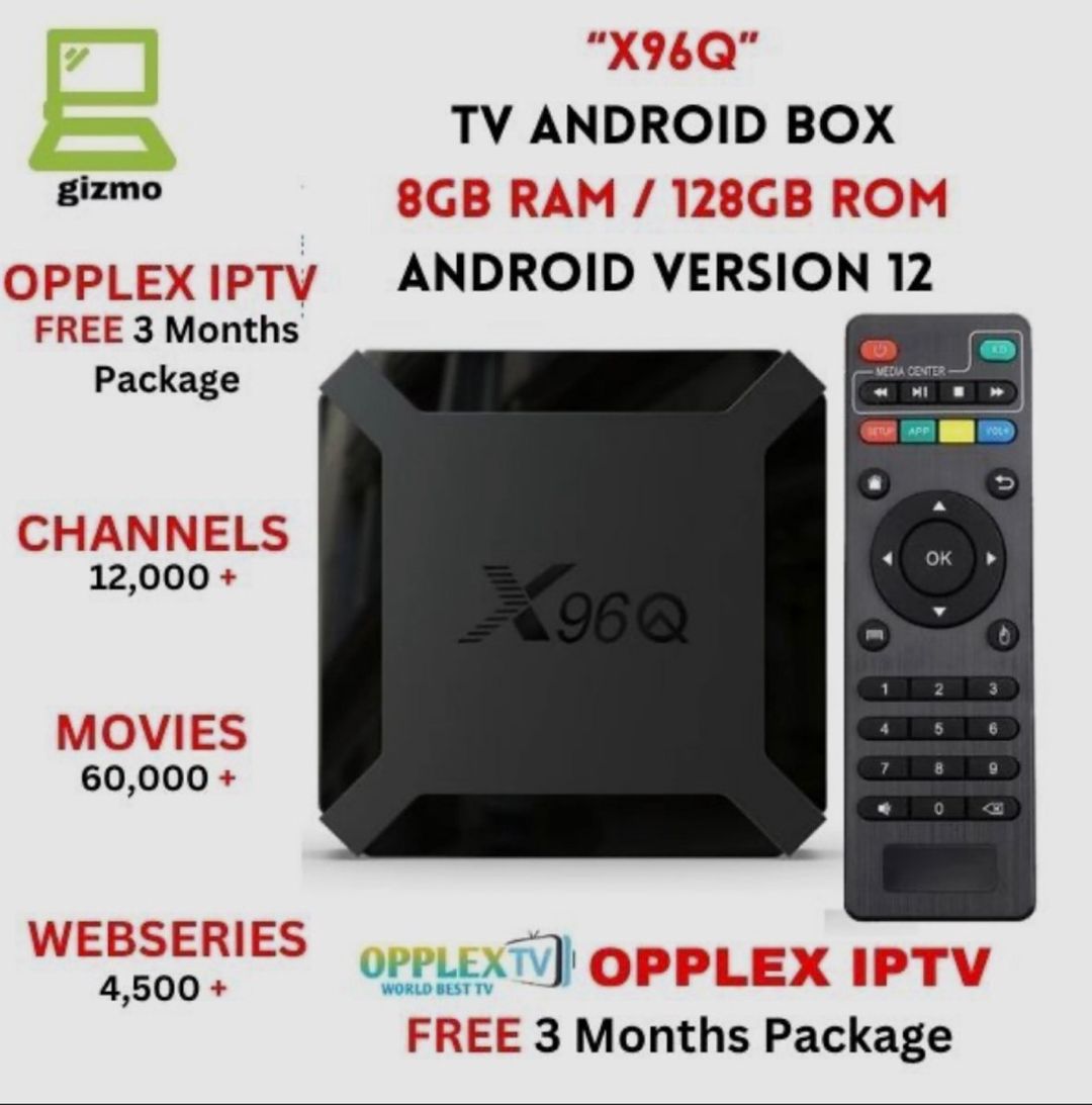 Tüner X96Q 8 RAM 128 GB android 14 2026 — TV və Video, Bakı (4)