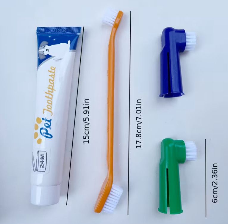 Pişik və itlər üçün diş fırçaları və diş pastası dəsti — Mallar, Bakı (2)