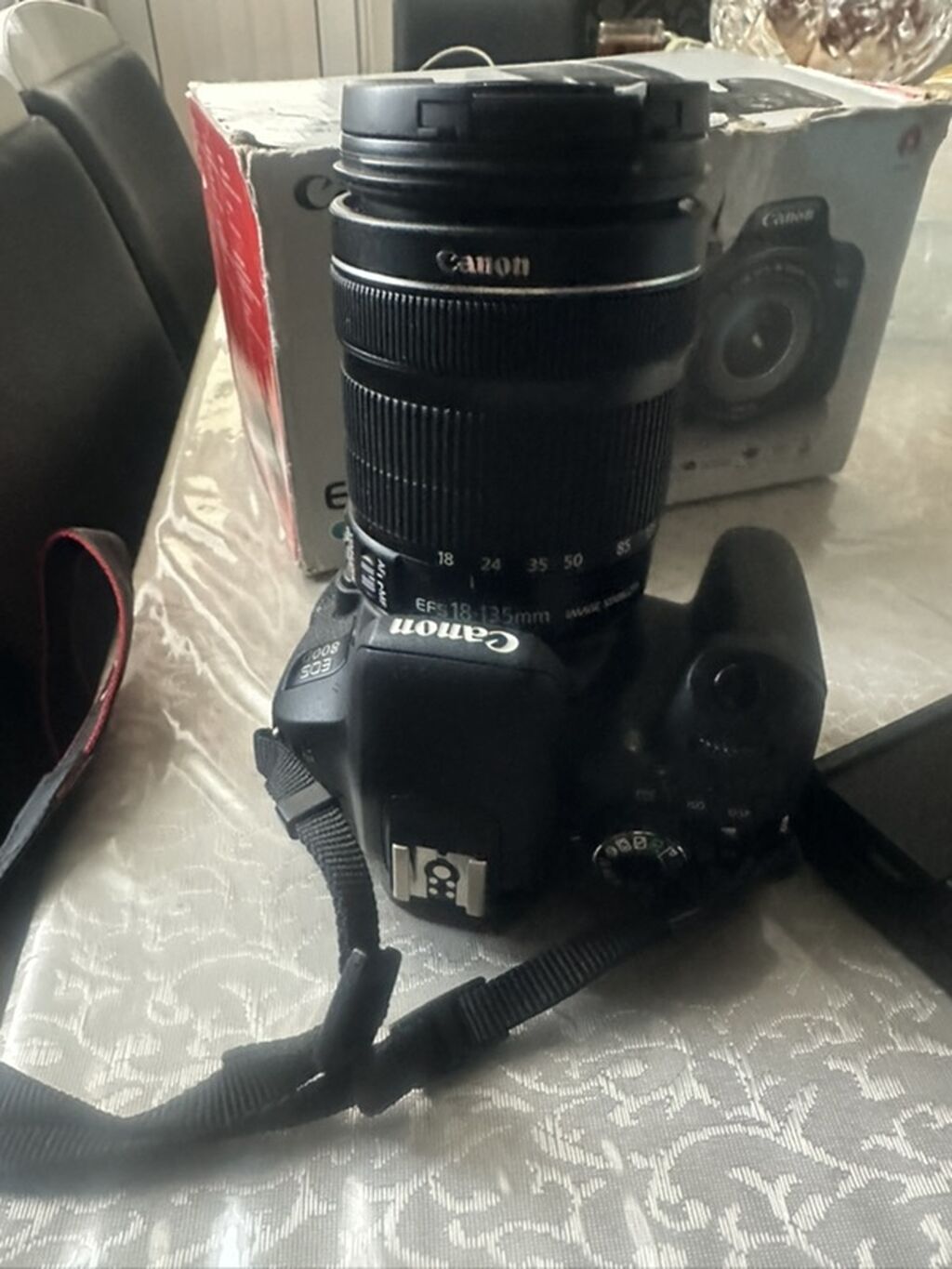Canon EOS 800D Dslr fotoaparat + Canon EF-S 18-135mm f/3.5-5.6 IS STM — Fotoaparat, Bakı (2)