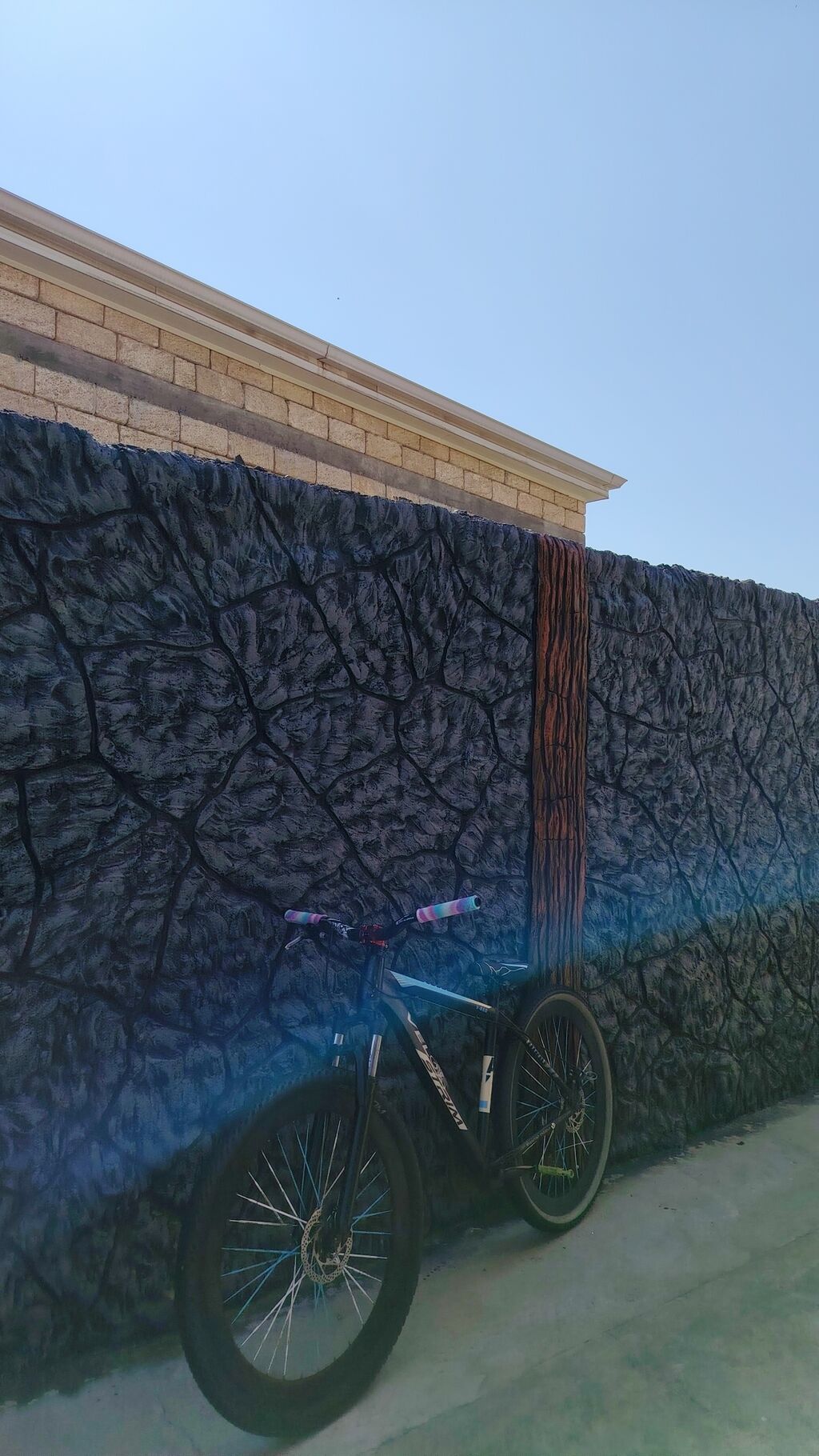 Velosiped – Velostrim MTB - Çərçivə: alüminium alaşımlı, qara-mavi — Dağ velosipedləri, Saatlı (5)