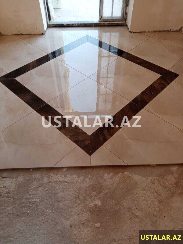 Kafel metlax ustasi — Plitə işləri, Bakı (7)