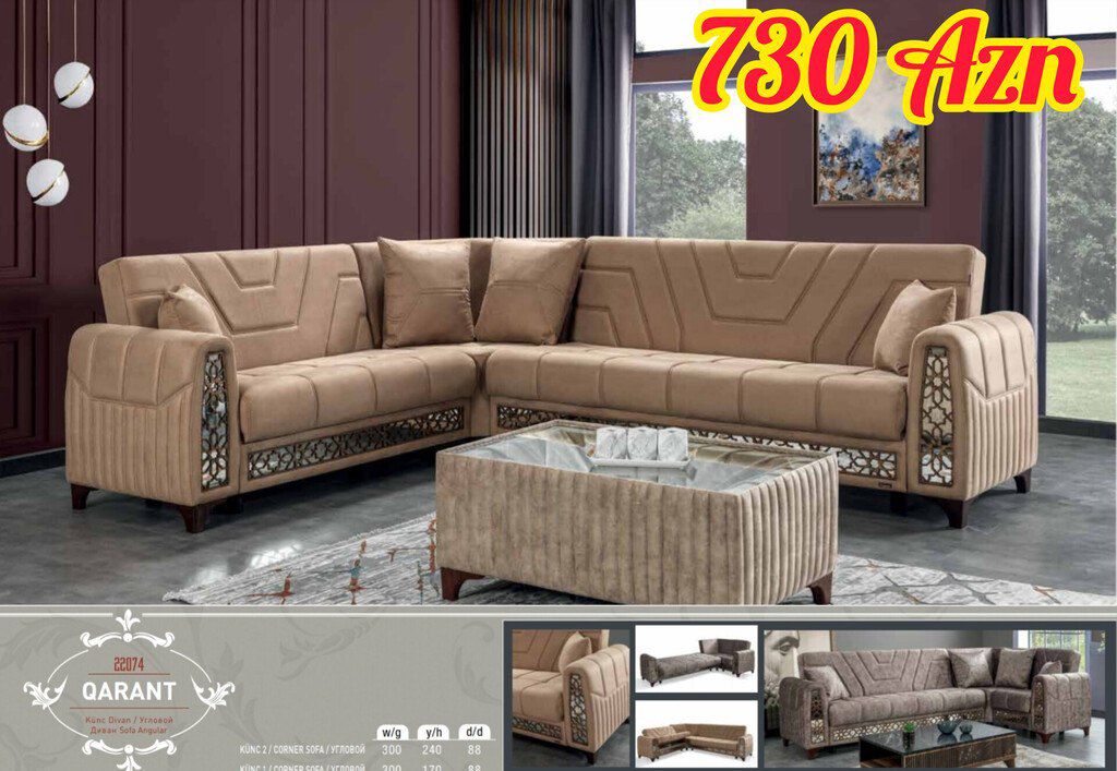 Künc divanlar — Mebel, Bakı (8)