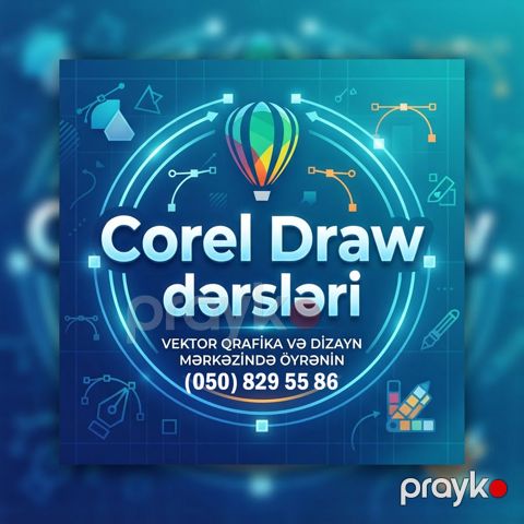 Qrafik Dizayna CorelDraw-la Başla — Bakı