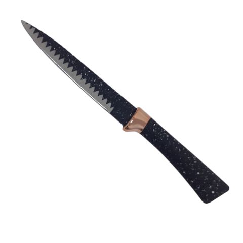 Mətbəx bıçağı K804-B, qranit, qara, 24sm — Bakı