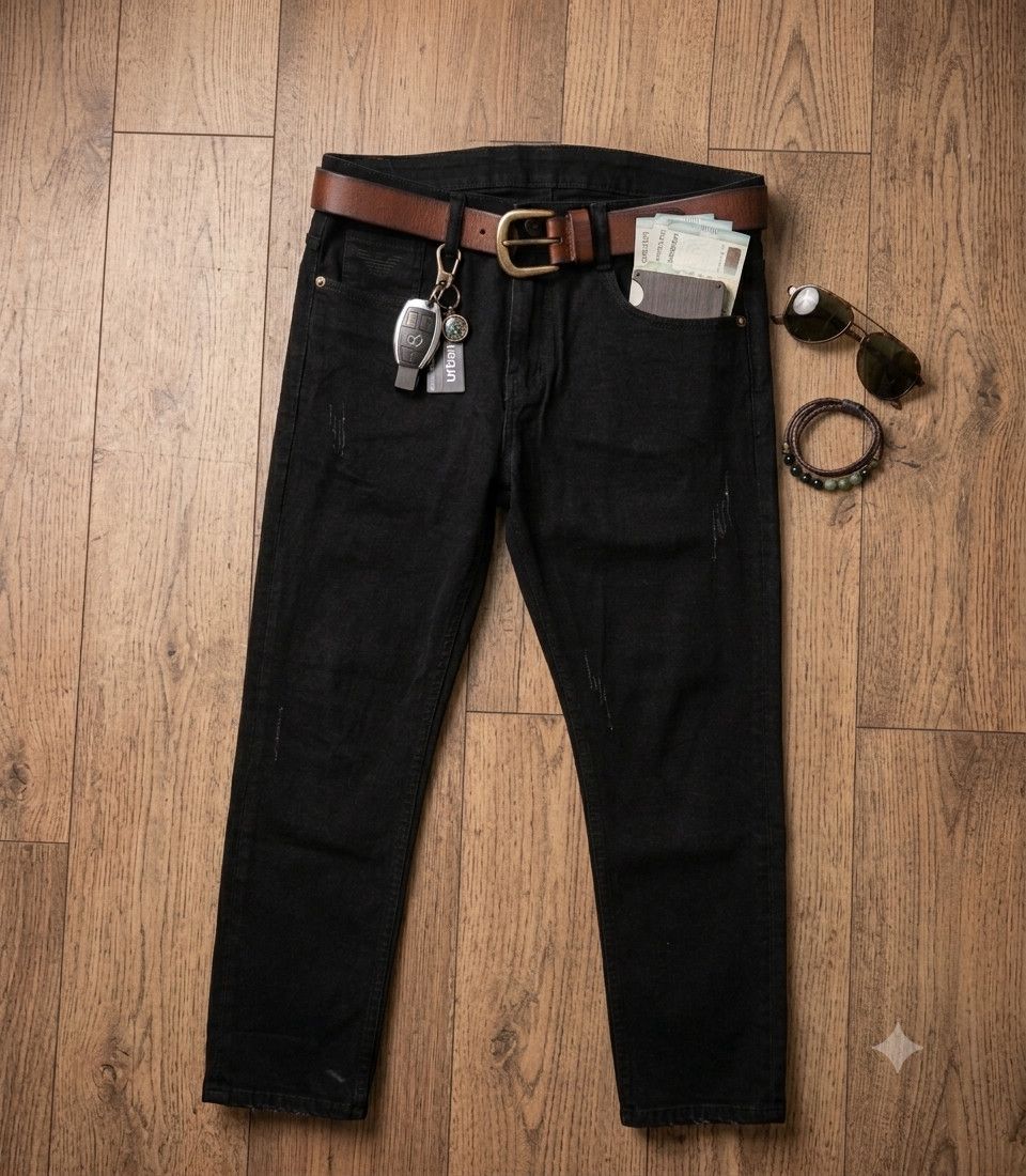 Kişilər üçün cins GM91, qara, pambıq, 29 ölçü — Mallar, Bakı