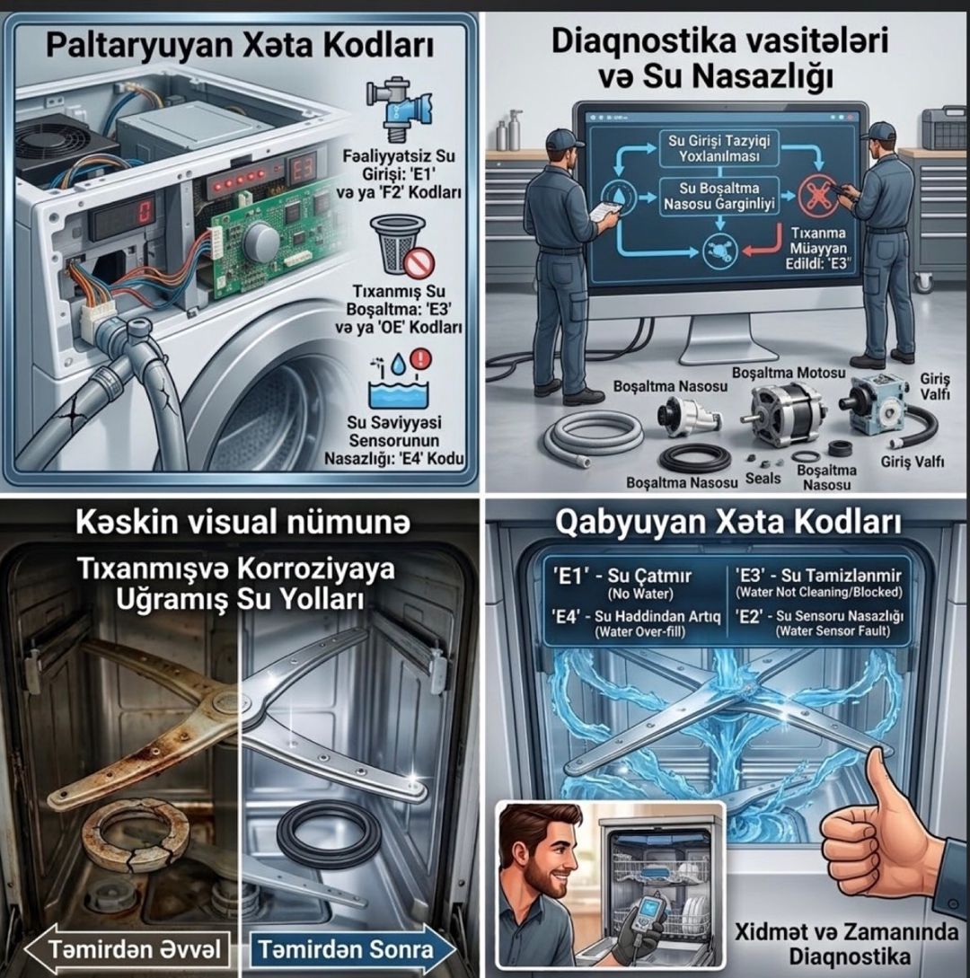 Paltaryuyan və qabyuyan ustası — Aparatların təmiri və quraşdırılması, Bakı (4)