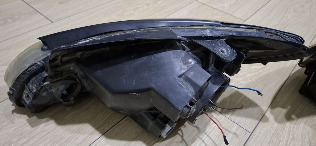 Komplekt, Yaxın və uzaq vuran işıqlar Hyundai, 2006 il, Analoq, Yaponiya, İşlənmiş — Avtomobil işığı, Masazır (7)