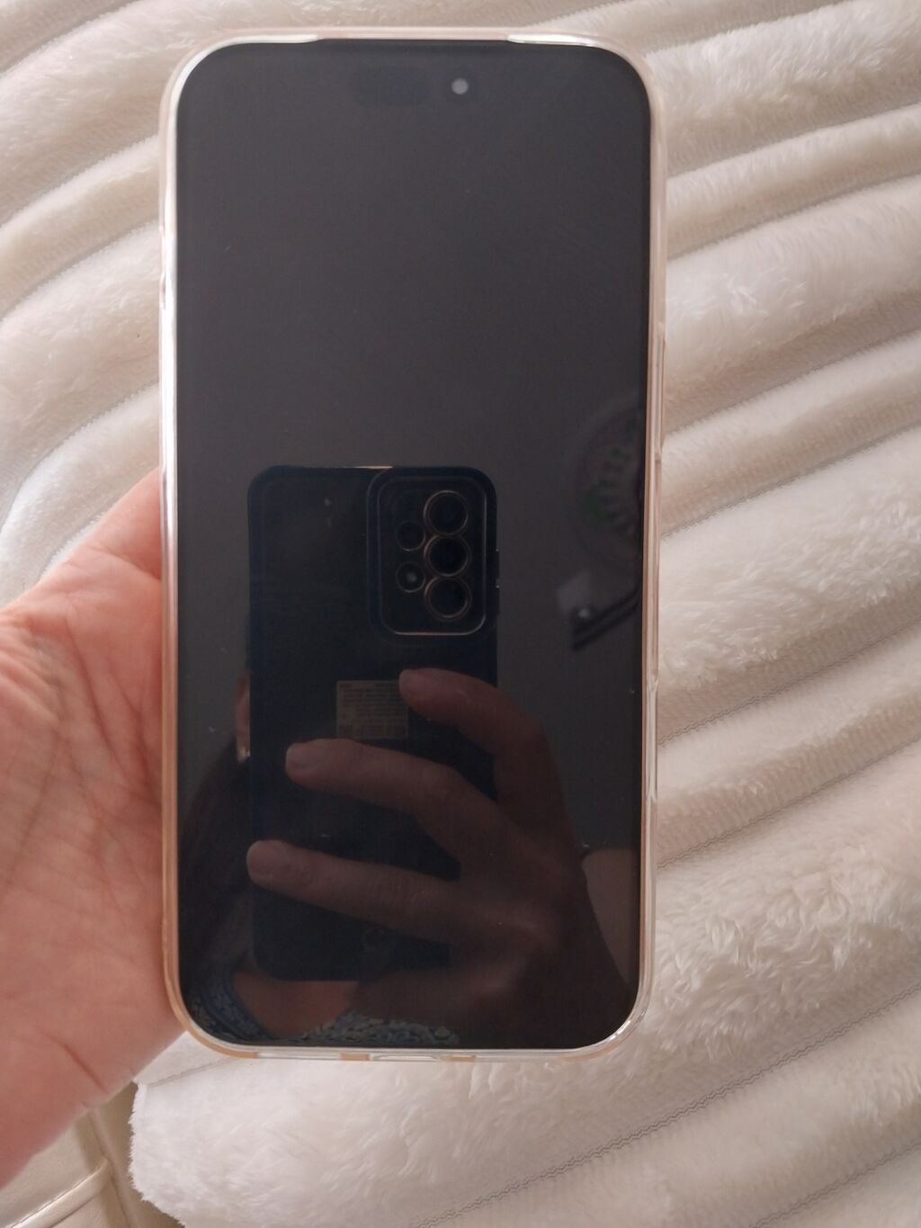 Məhsul: iPhone üçün qoruyucu örtük (şəffaf çərçivəli, narıncı panel) — Digər, Gəncə (5)