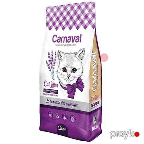 Pişiklər üçün topalanan doldurucu Carnaval Lavender, 10 l — Bakı