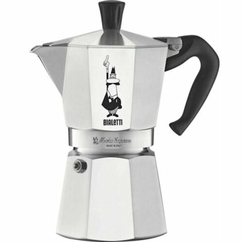 Qeyzer qəhvə bişiricisi Bialetti Moka Express 6 fincan üçün, gümüşü — Bakı