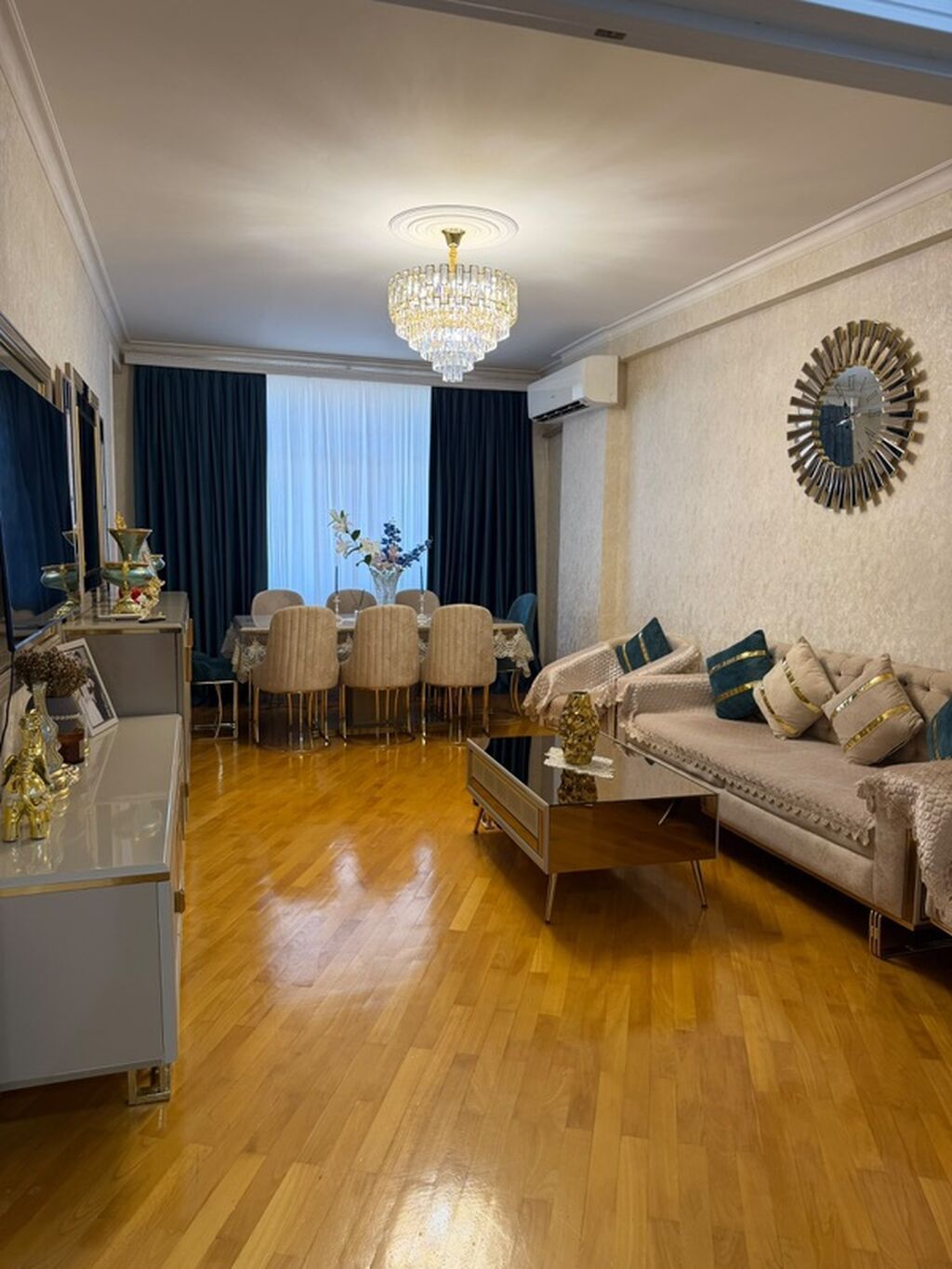 Satılır 3 otaqlı yeni tikili 114 m², Xətai r. Təmirli səliqəli evdir — Mətbəx mobilyası, Bakı (9)