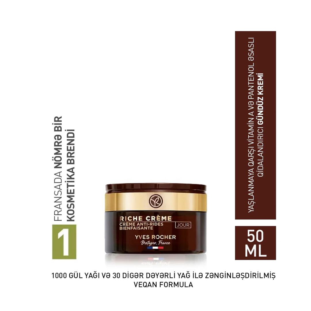 Üz kremi Yves Rocher Riche Creme 50 ml — Mallar, Bakı (2)