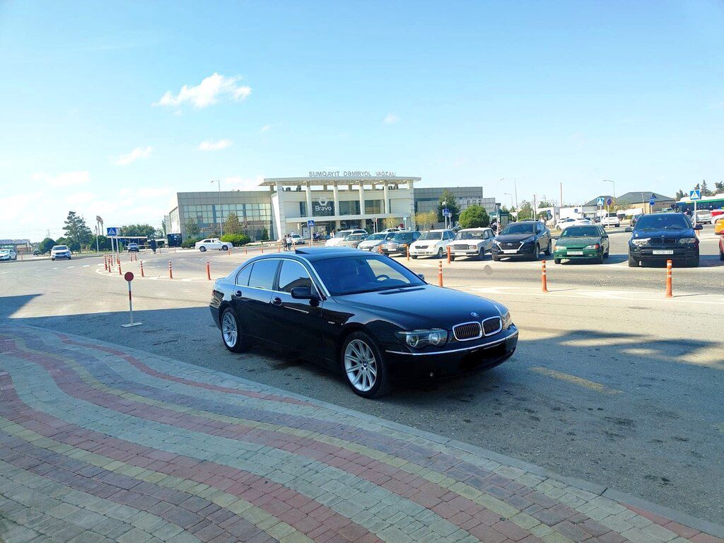 BMW 745, 4.4 L, 2003 il, 226 000 km — Avtomobillər, Bakı (2)