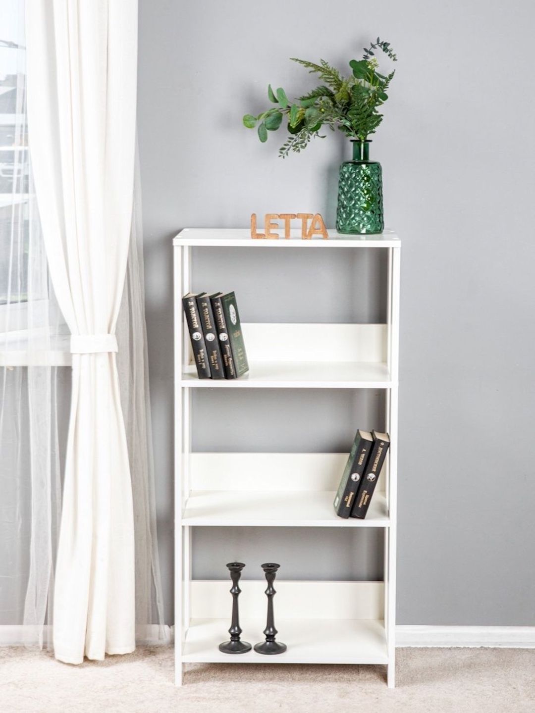 Stellaj Letta Ultra Lite, ağ, Ldsp, 115x45x22 sm — Mallar, Bakı (3)