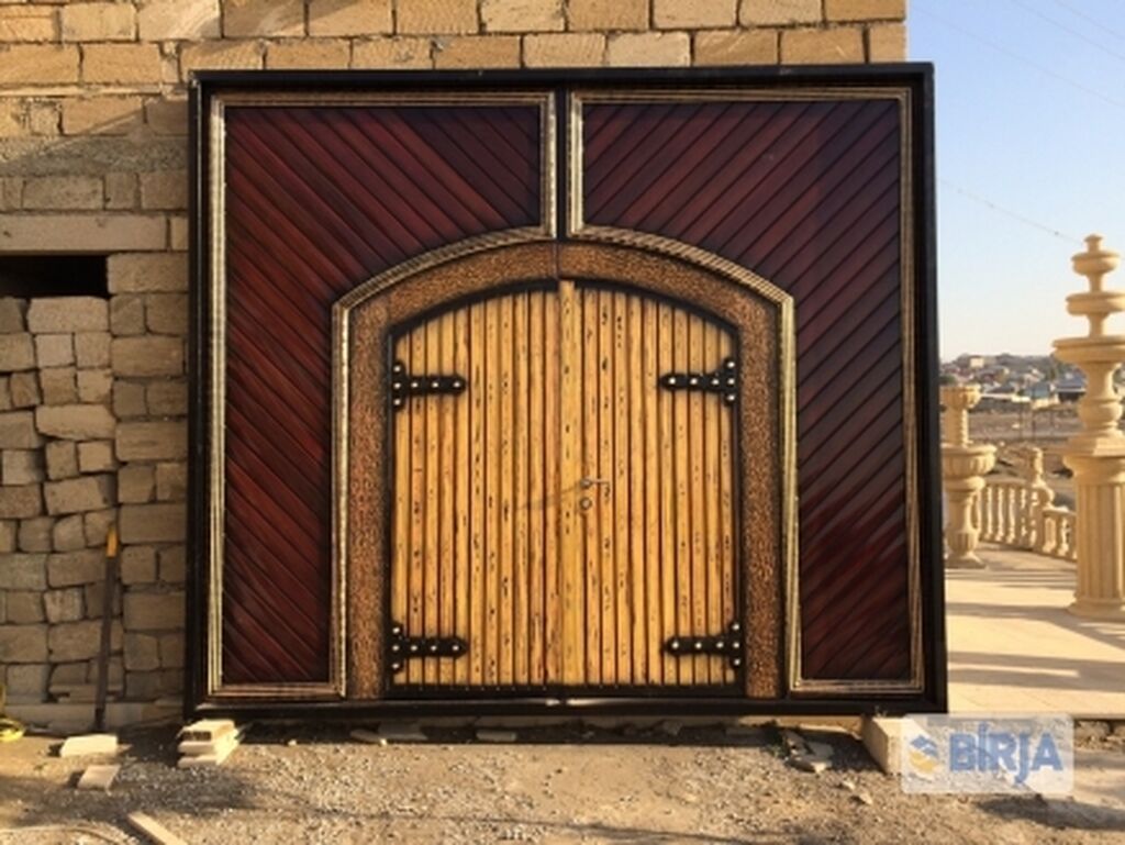 Dekorativ darvaza və qapı panelləri - Material: metal konstruksiya — Pəncərələr, qapılar, balkonlar, Sumqayıt (4)