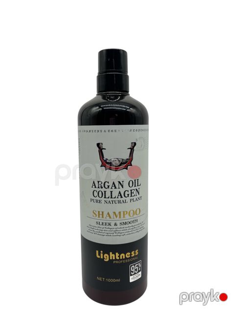 Şampun Lightness Argan Oil Collagen Sleek & Smooth T-34, 1000 ml — Bakı