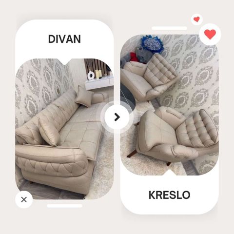 L / divan kreslo dəsti təzə kimidir 1350 azn. İstifadə edilməyib — Bakı