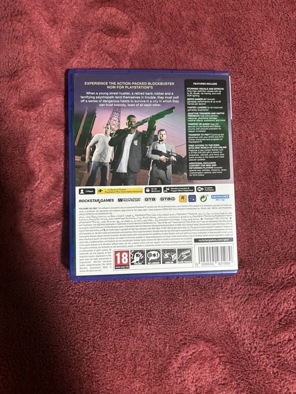 Məhsul: Grand Theft Auto V (GTA V) – PS5 diski Platforma: PlayStation — Konsol oyunları, Mehdiabad (2)
