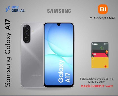 Samsung Galaxy A17 Gray 128GB/4GB — Bakı