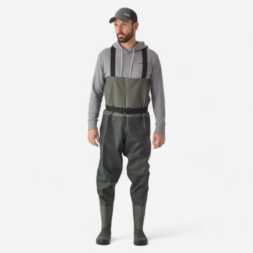 Kişilər üçün çəkmə ilə veyders Decathlon 8803582, haki, pvc/poliester, ölçü XL — Mallar, Bakı