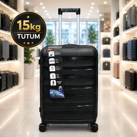 Çamadan 97390753, qara, plastik, ölçü M — Bakı
