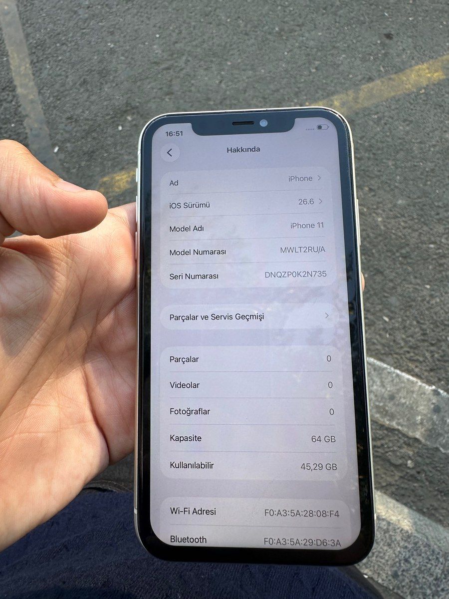 Apple iPhone 11 White 64GB/4GB — Smartfonlar, Bakı (9)
