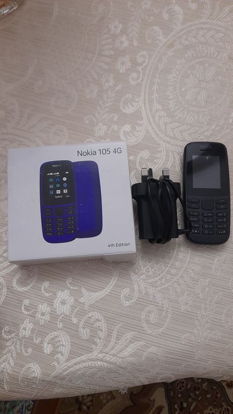 Nokia 105 4G, rəng - Qara, İki sim kartlı — Bakı