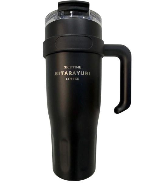 Termo fincan 22096973, paslanmayan polad, qara, 1200 ml — Bakı