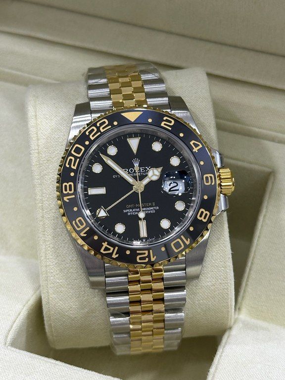 Qol saatı "Rolex GMT-Master II Two Tone Yellow Gold Jubilee" — Şəxsi əşyalar, Bakı (4)