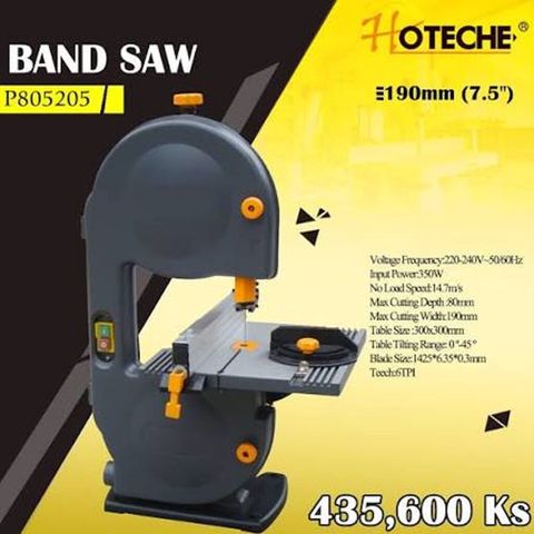 Hoteche Band Saw P805205 – 190 mm (7.5") Texniki xüsusiyyətlər — ProLine Tools MMC — Electric supplies — Other