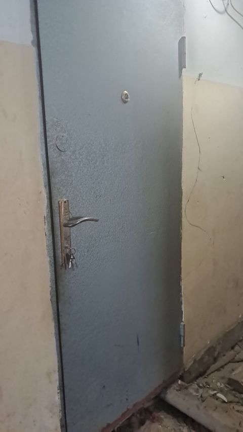 Metall giriş qapısı - Material: tammetaldan hazırlanmış möhkəm qapı — Sumqayıt