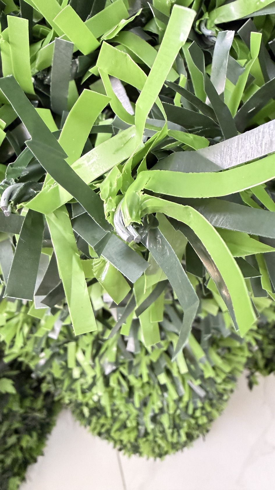 Bağ üçün dekor 0553, yaşıl, plastik/polad, 10 sm — Mallar, Bakı (2)