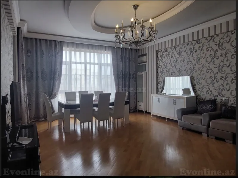 Kirayə verilir 3 otaqlı Mənzil Yeni tikili 135 m² Bakı, Yasamal r., İnşaatçılar m., Yasamal — Bakı