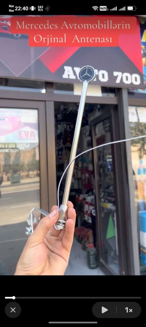 Mercedes avtomobilləri üçün orijinal radio antenna - Marka uyğunluğu — Xudat