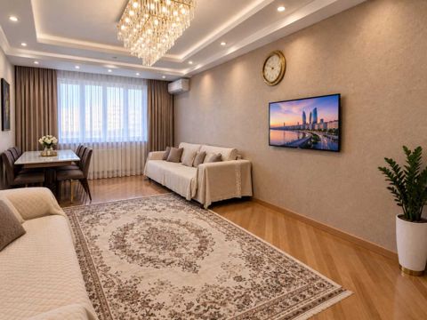 Satılır 3 otaqlı yeni tikili 121 m² — Bakı
