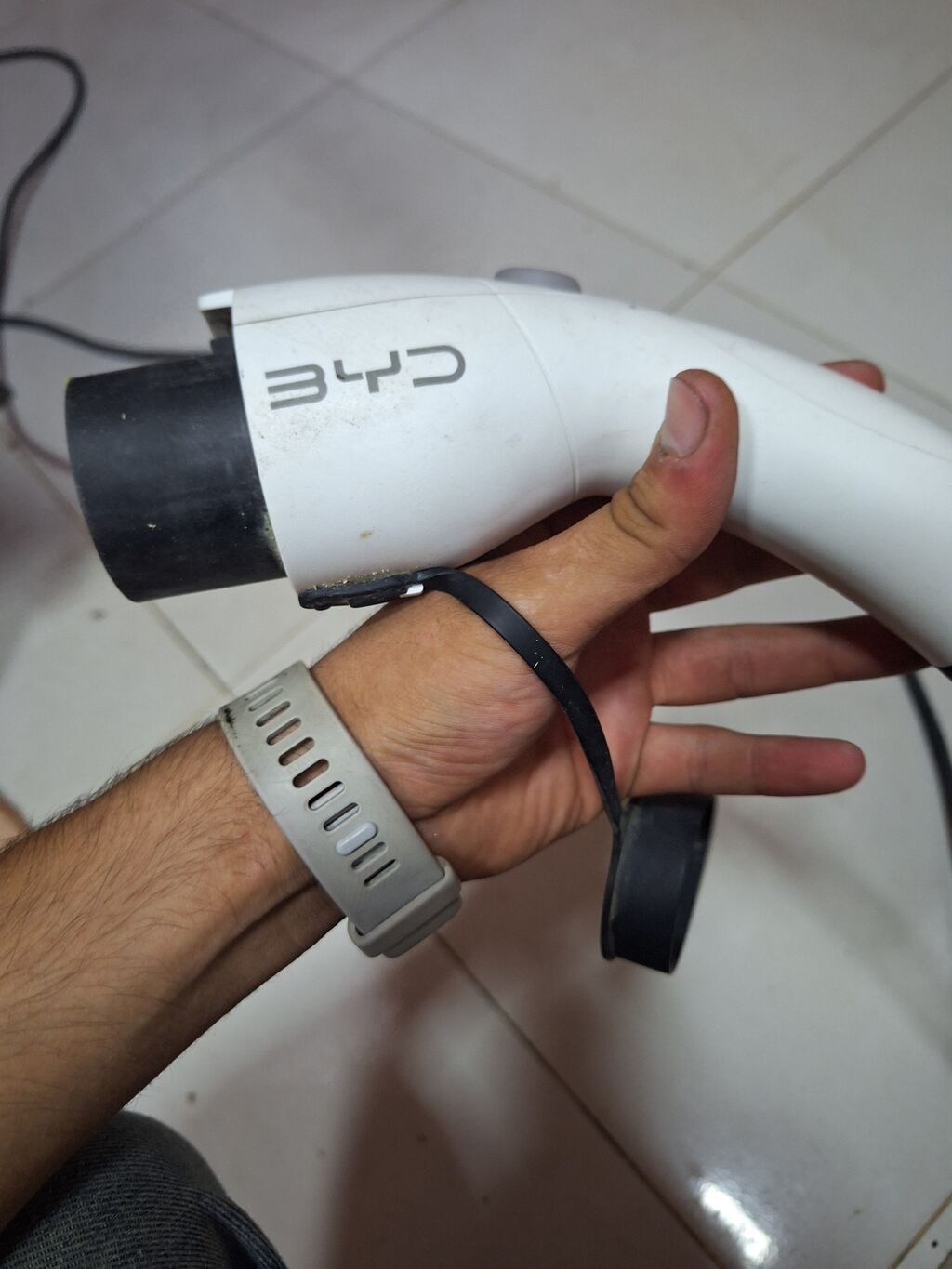 BYD elektrik avtomobili üçün daşınan şarj kabeli (Evse) - Brend: BYD — Avtomobil aləti, Masazır (3)